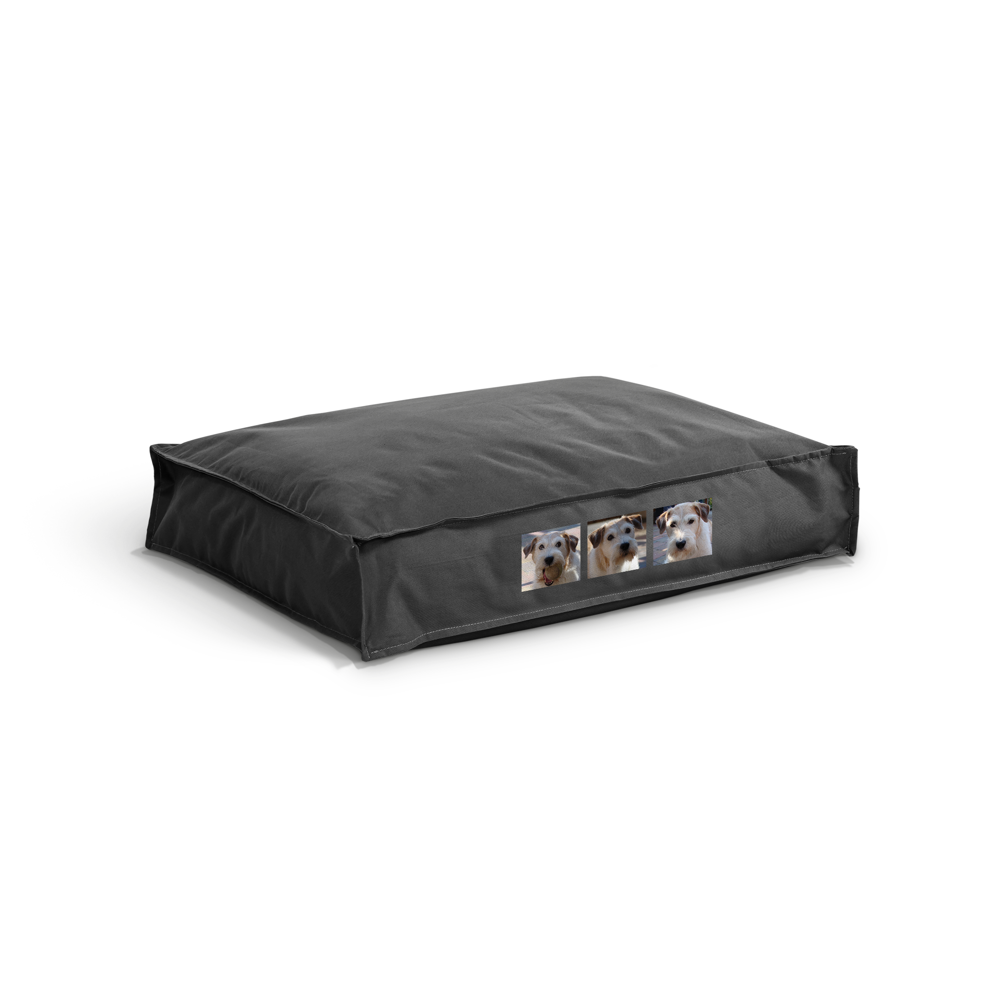 Personalised dog bed - Black - Medium