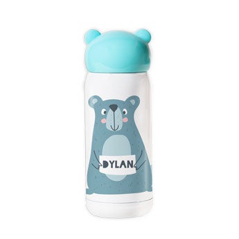 Personalised water bottle for kids - Blue