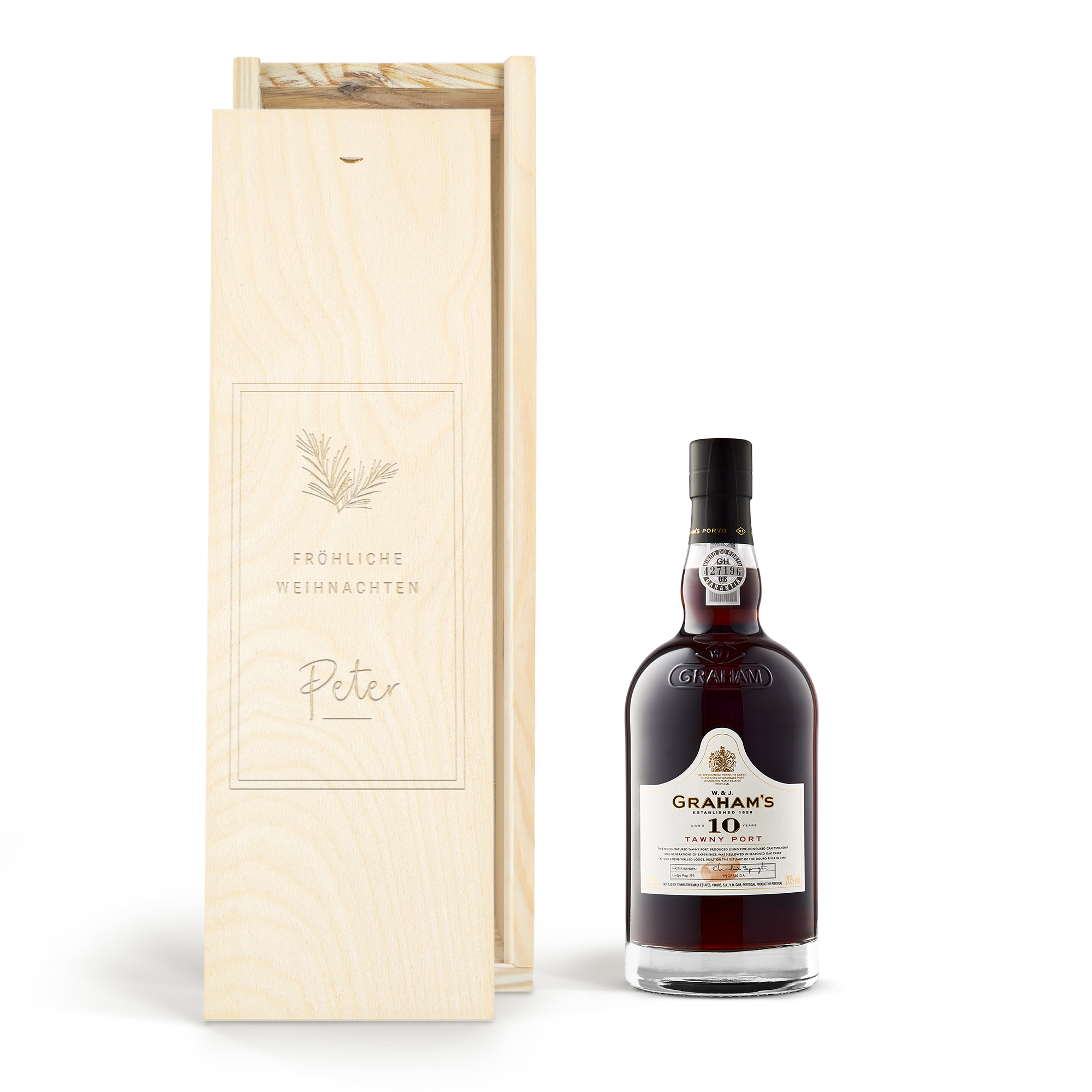 Graham´s 10 Years Cask Matured in gravierter Holzkiste