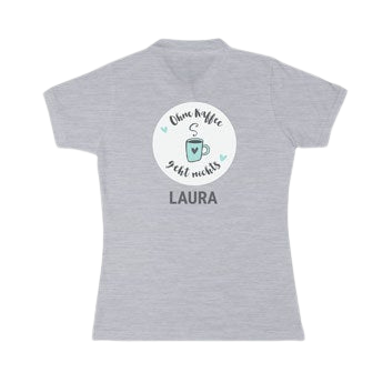 Poloshirt Damen - Grau - XXL