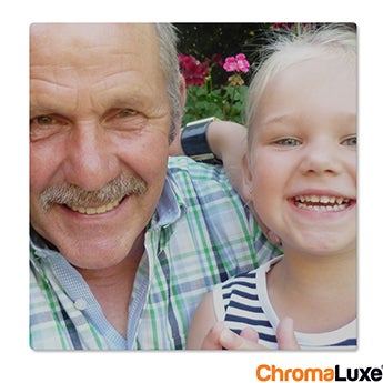 Chromaluxe Aluminium photo - White - 15x15 cm