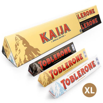 Toblerone-suklaalajitelma omalla nimellä - XL