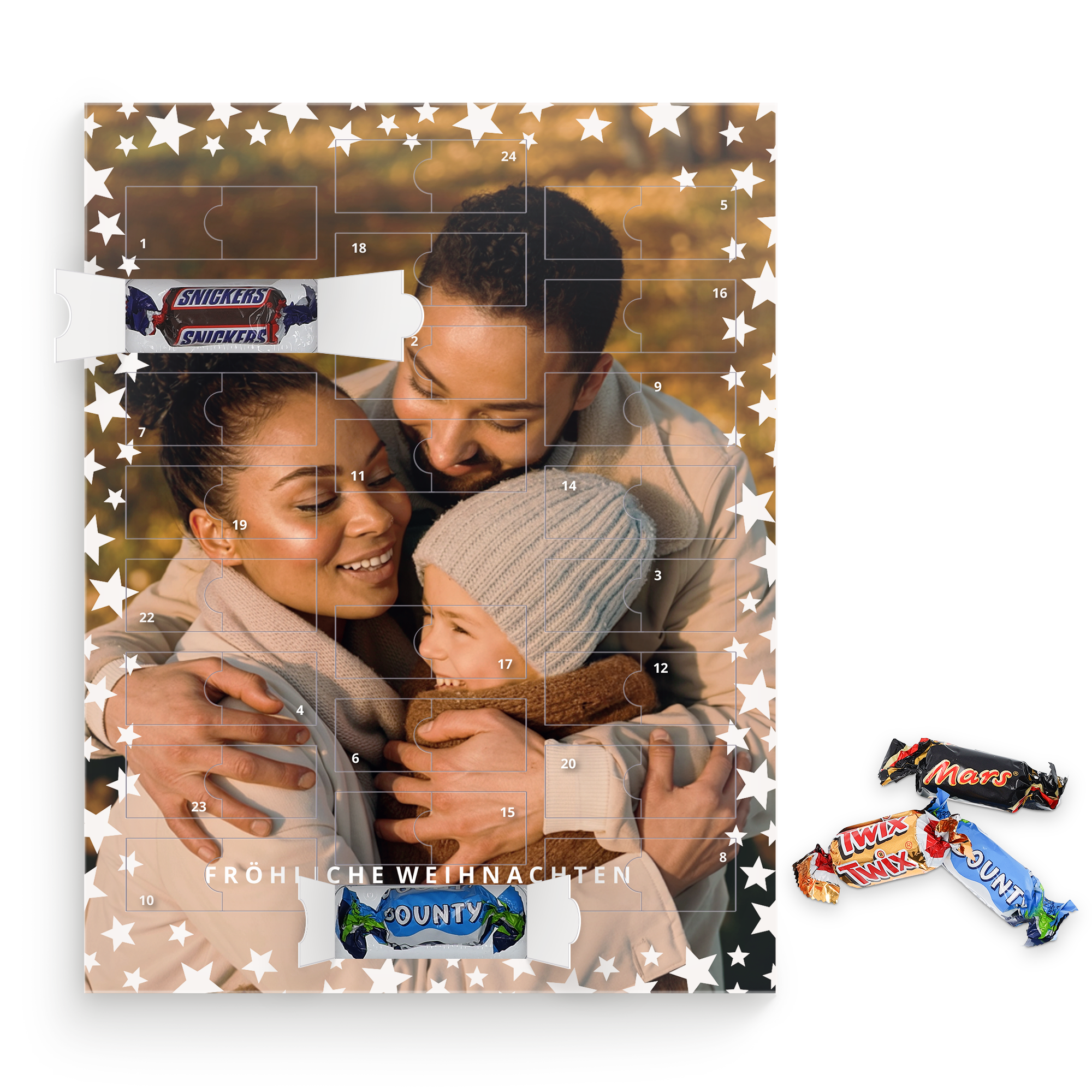 Personalisierter Mars Miniatures Adventskalender