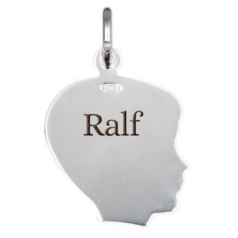 Charm mit Gravur - Junge