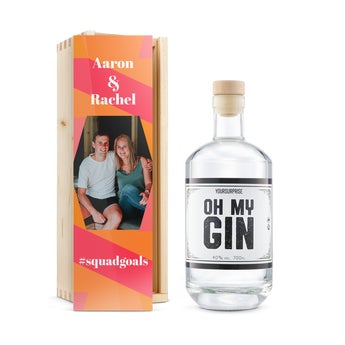 YourSurprise Gin - mit bedruckter Holzkiste