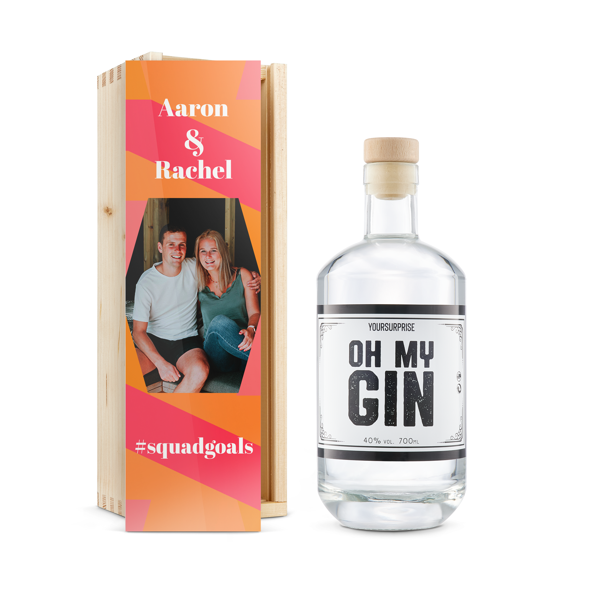 YourSurprise gin – i æske med print