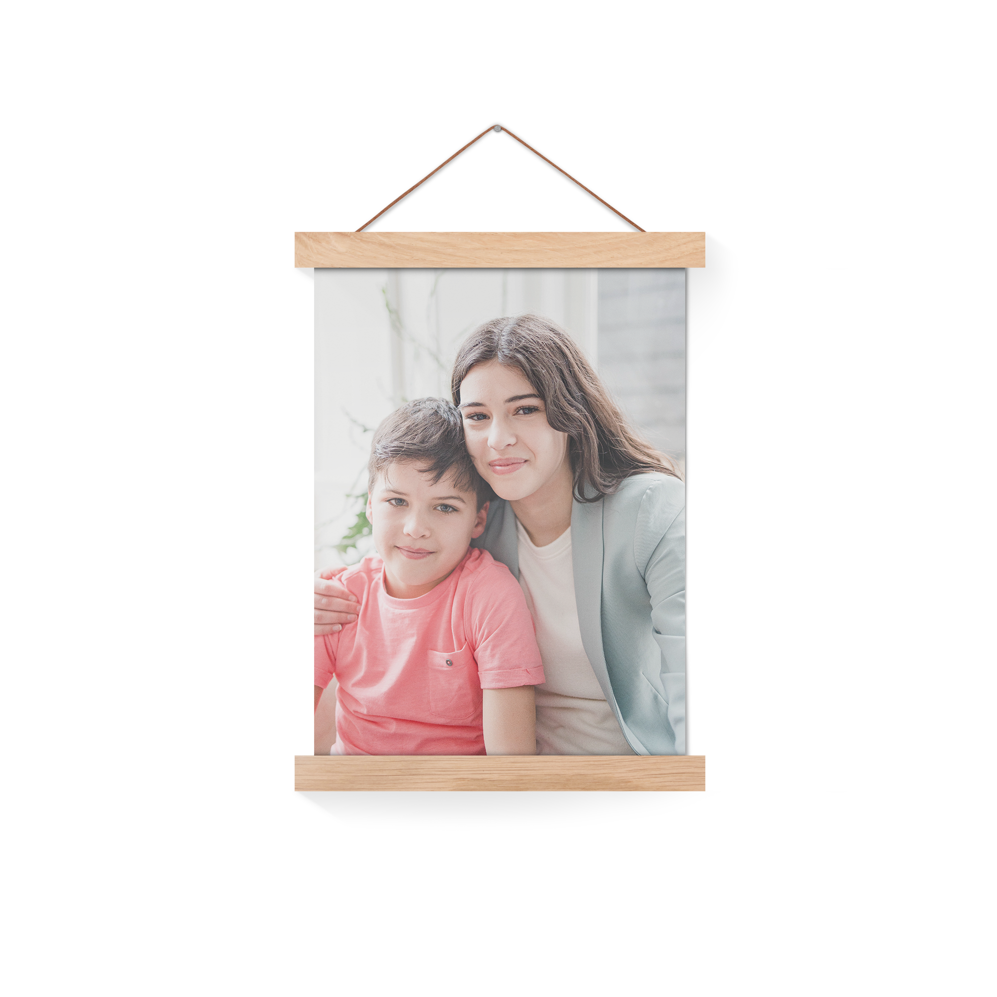 Personalised poster with wooden hanger - 20x30 