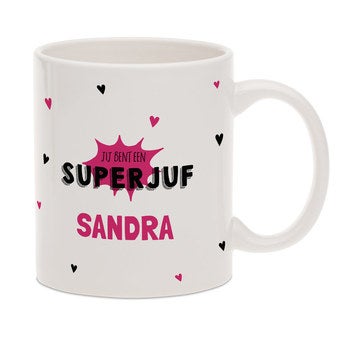 Juf / Meester mok met foto