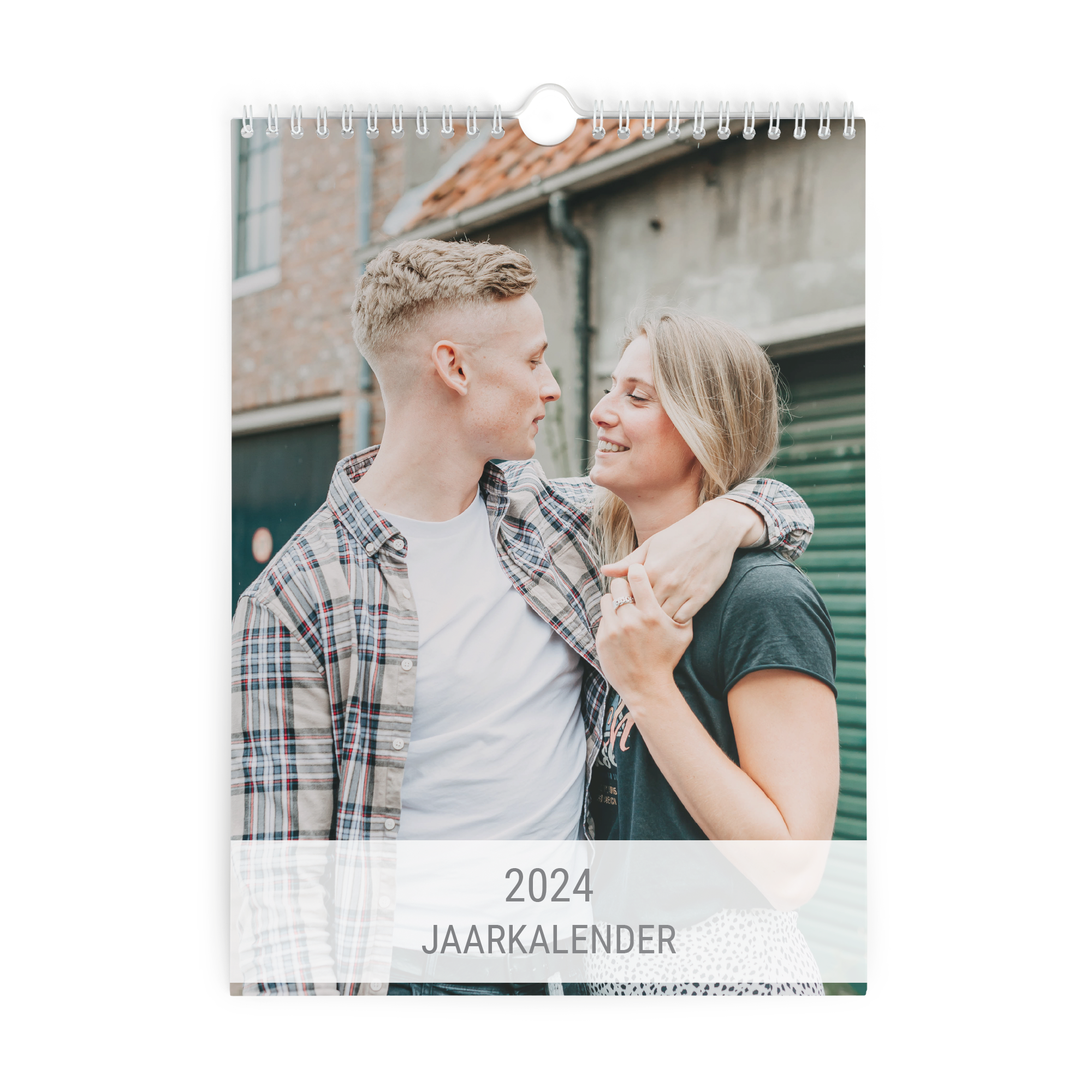 Gepersonaliseerde jaarkalender 2024 - Staand - L