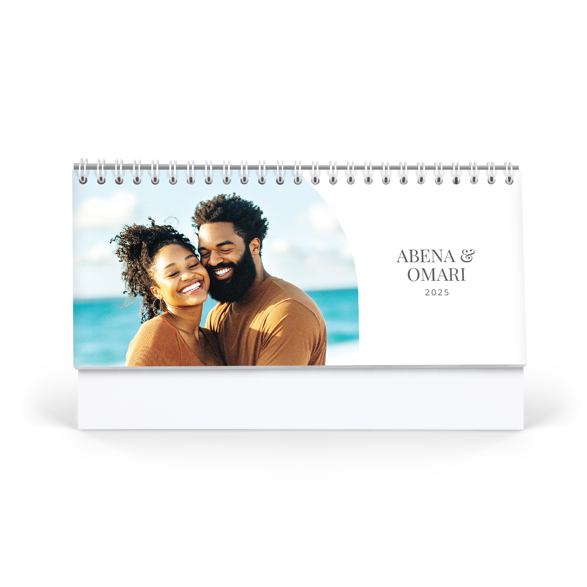 Personalised desktop calendar