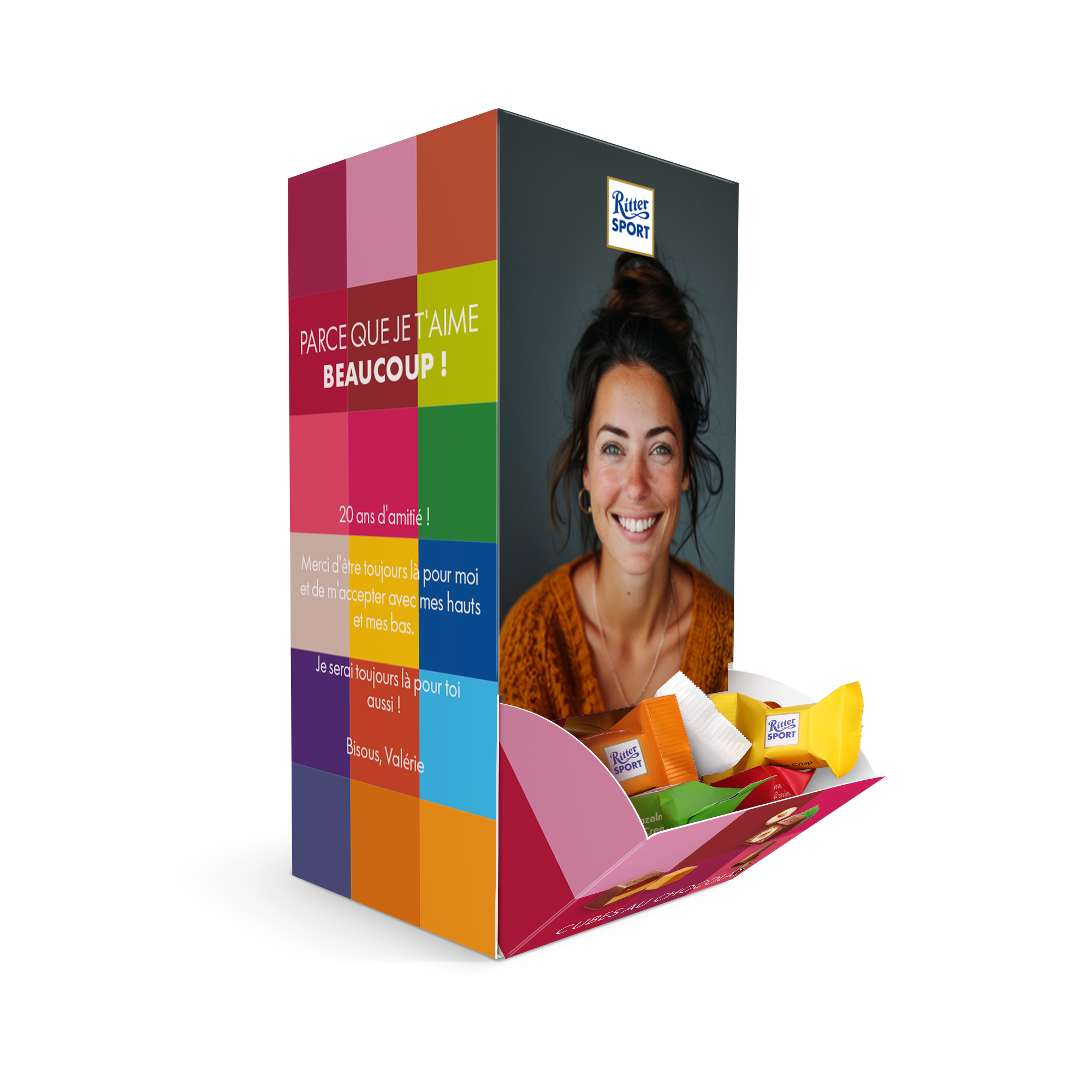 Distributeur personnalisé Ritter Sport Mini Mix