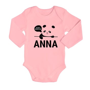 Langermet bodybody baby - Baby rosa (62/68)