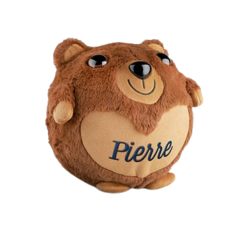 Peluche gonflable avec prénom