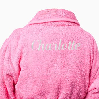 Children's Bathrobe – Pink (80-92)