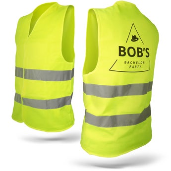 Vesta personalizată de înaltă vizibilitate