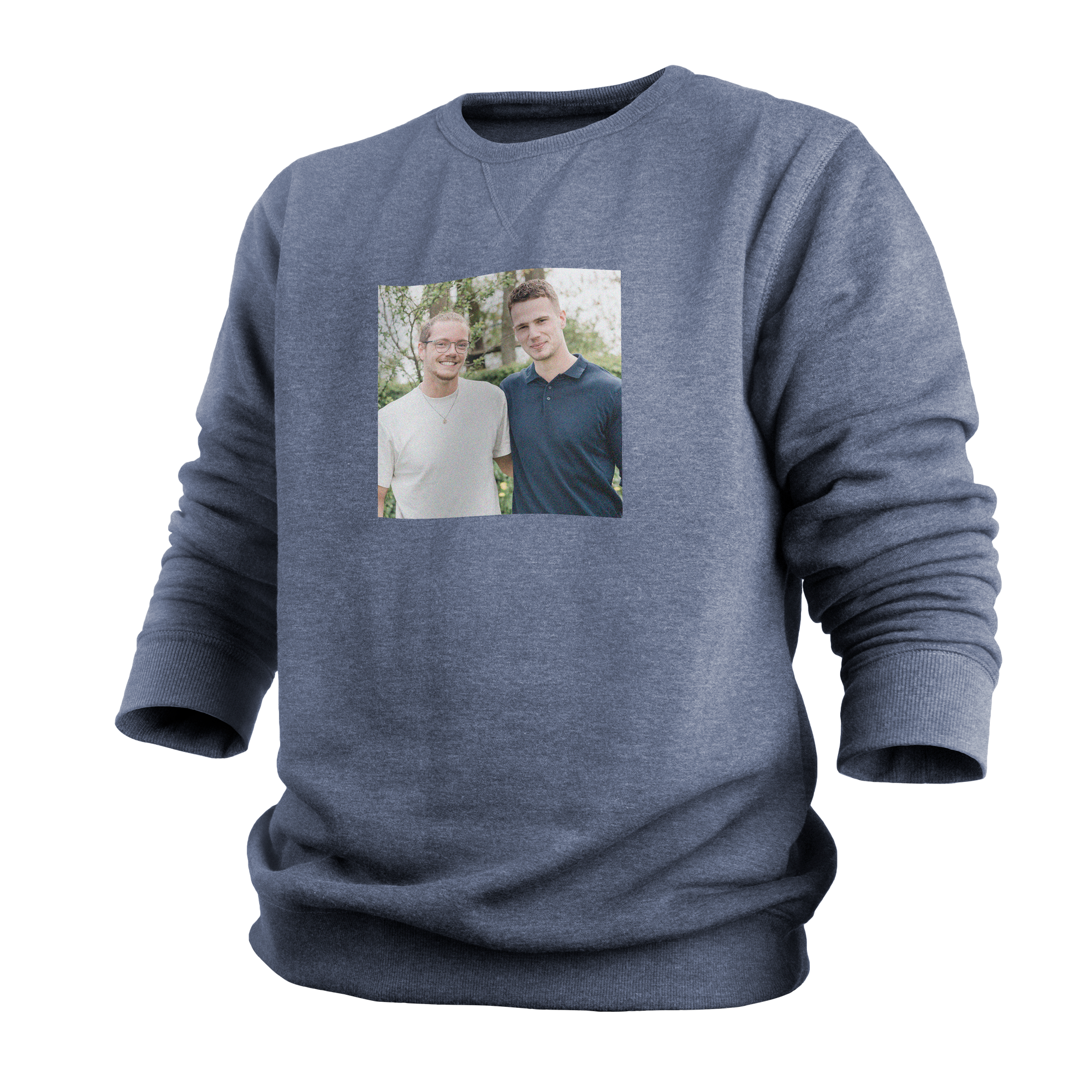 Personalised sweater - Men - Indigo - L