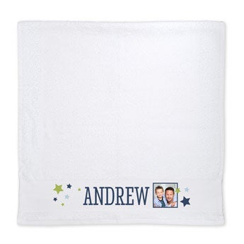 Personalised towel - Printed - White - 50 x 100 cm