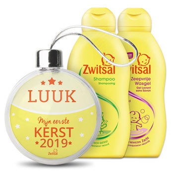 Mijn eerste Zwitsal kerstbal (2 stuks)