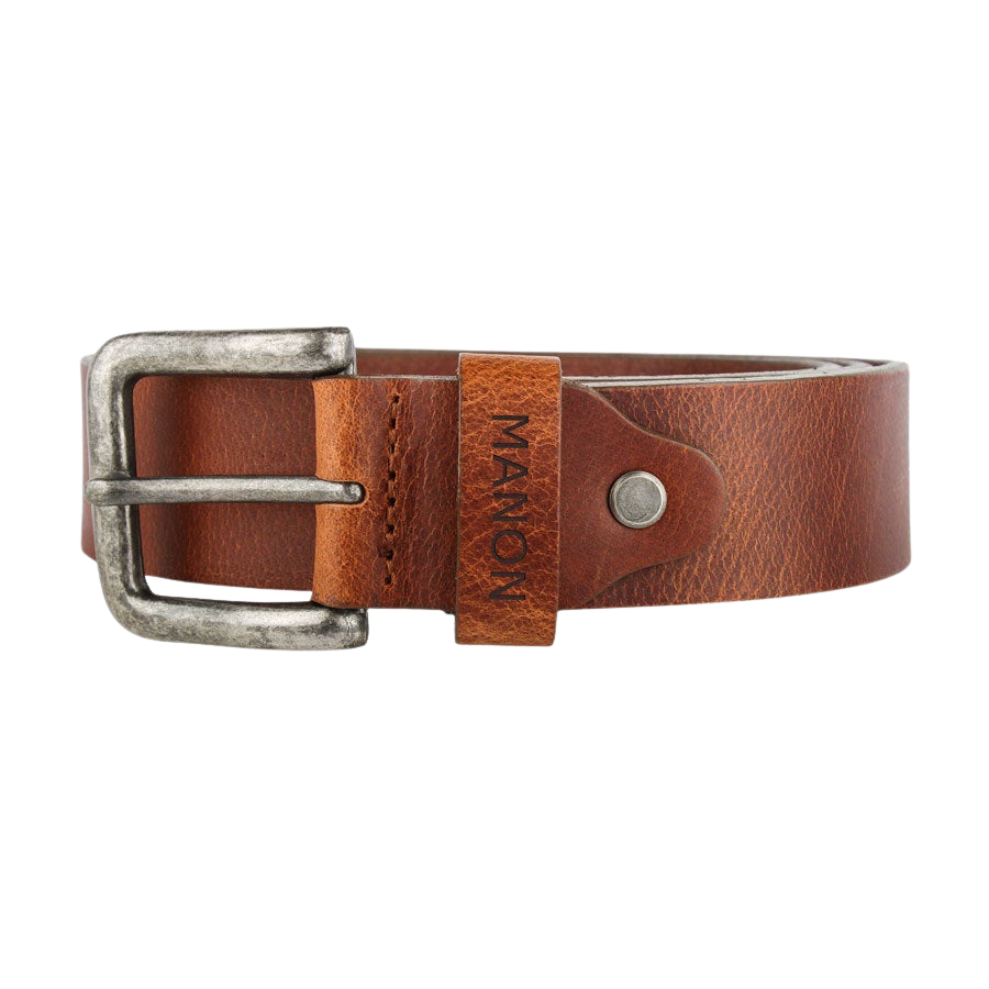 Leren riem graveren - Bruin