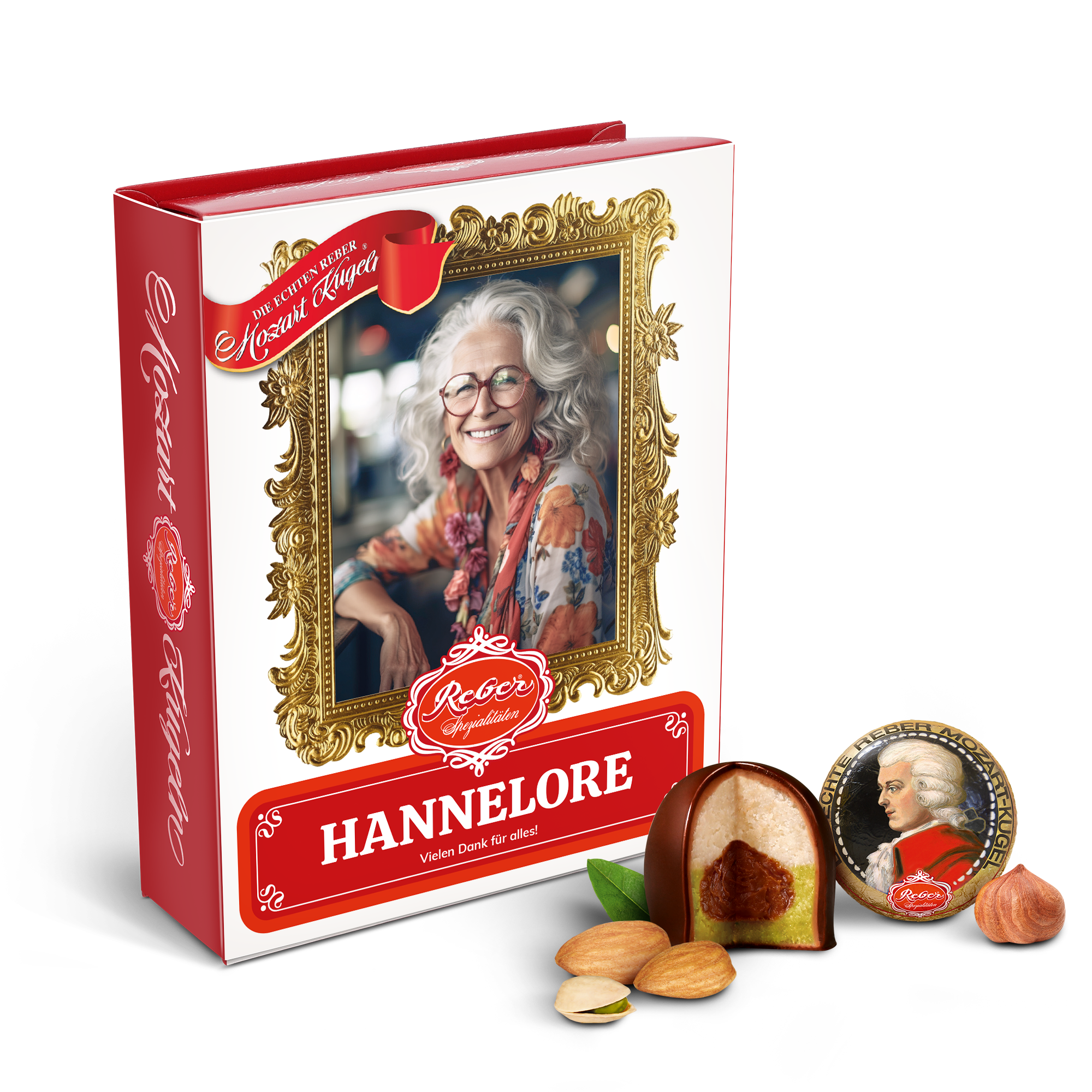 Personalisierte Mozartkugeln – 120 g