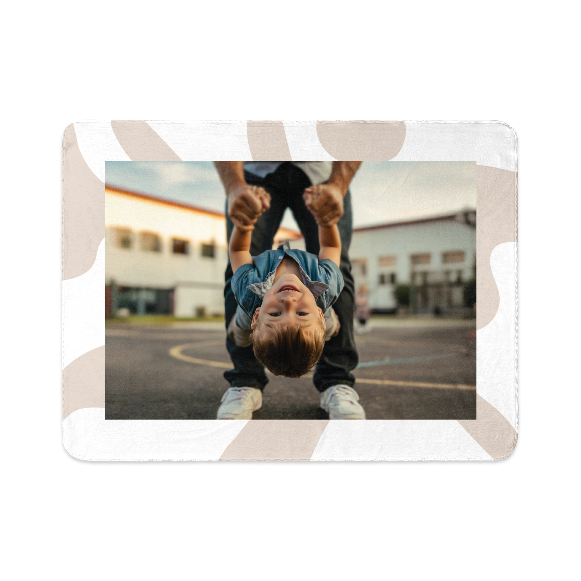 Personalised fleece blanket with photo - 100 x 75 cm