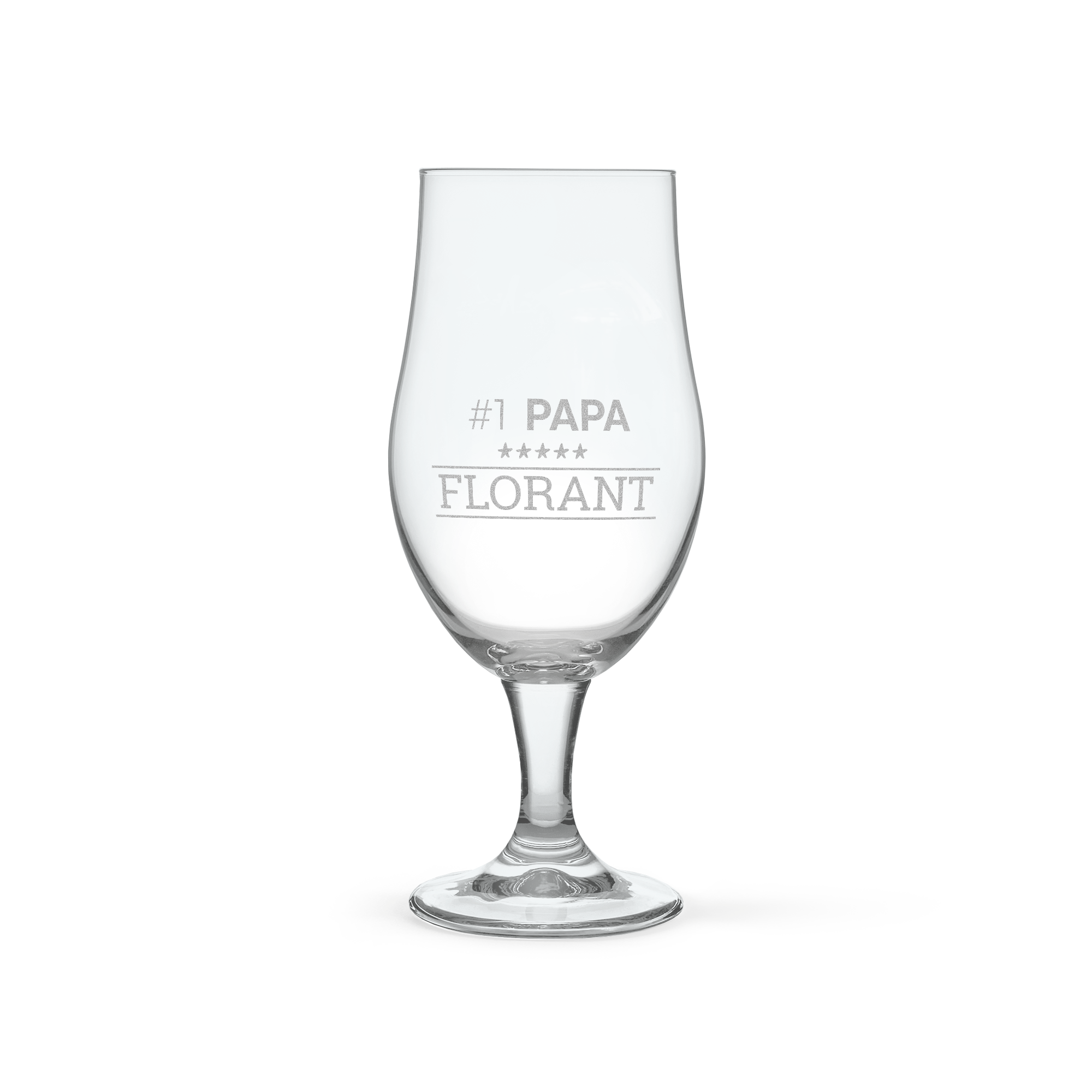 Verre à bière à pied - personnalisé