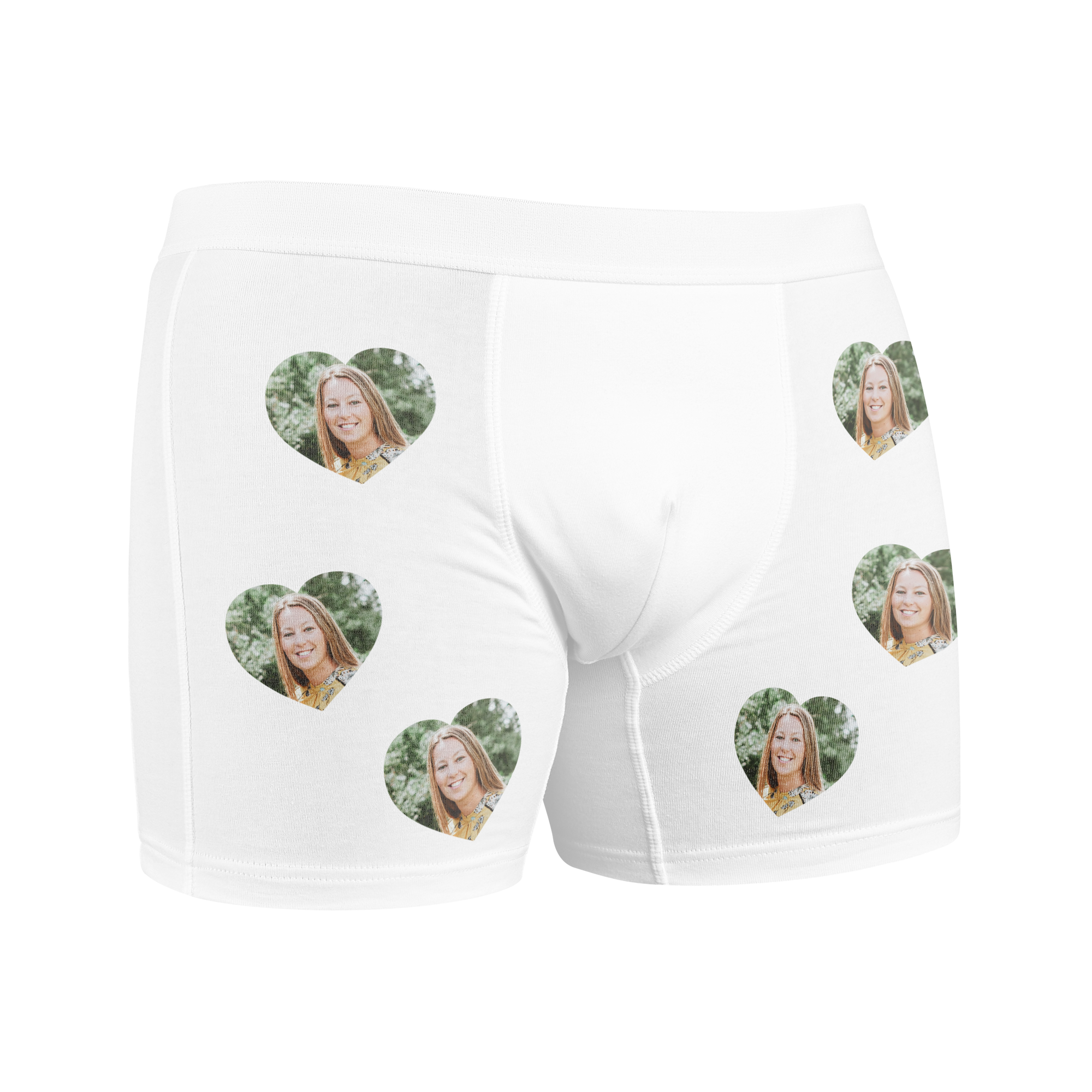 Custom Face Boxers Briefs Personalized Photo Print Underwear Popular Design Anniversary Birthday Gift for Boyfriend Gift for Husband Kleding Herenkleding Pyjamas & Badjassen Pyjamashorts en pyjamabroeken 