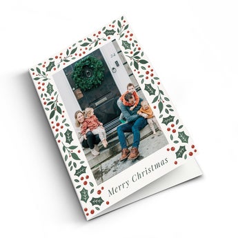 Personalised card - Christmas - XL - Vertical