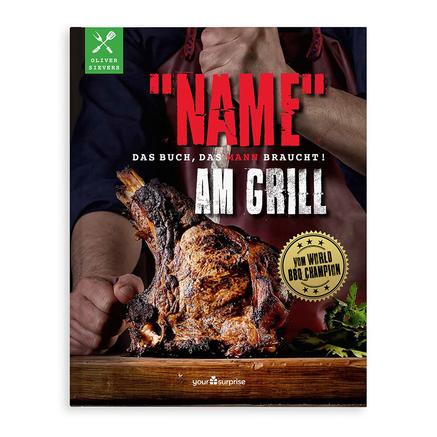 Personalisiertes Buch - Männer am Grill (Hardcover)