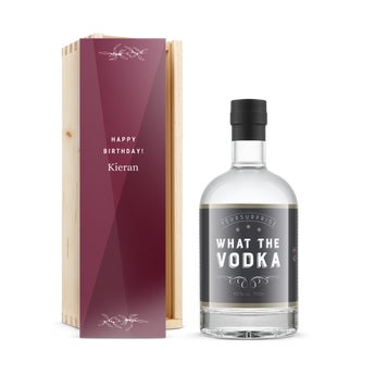 Vodka en caja impresa - YourSurprise