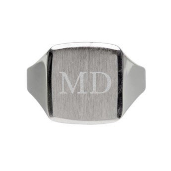 Silver signet ring - Men (20)