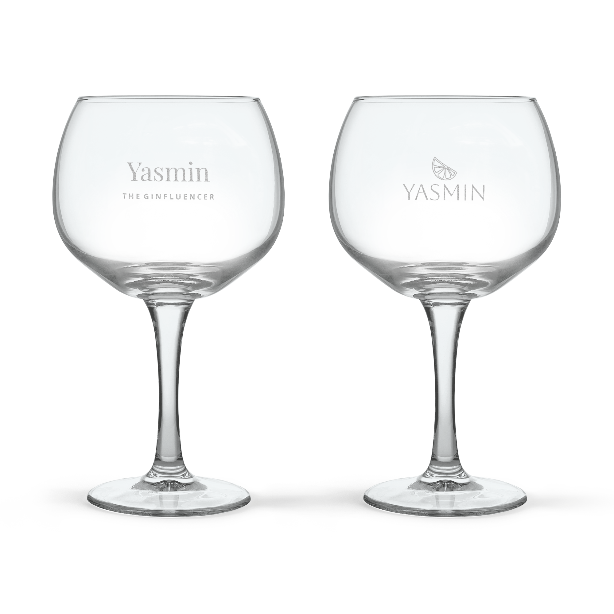 Personalised Gin Glass - 2 pcs