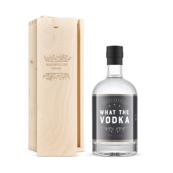 YourSurprise Vodka - mit gravierter Holzkiste