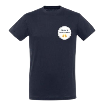 T-Shirt bedrucken - Herren - Navy - S