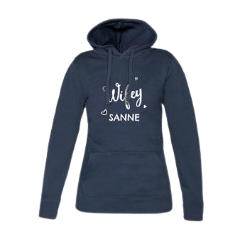 Hoodie voor dames bedrukken - Navy - M
