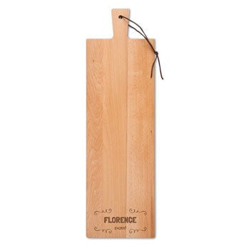 Wooden bread board - Beech wood - Oblong - Portrait (M)