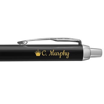 Personalised ballpoint pen - Parker - IM - Black - Right-handed