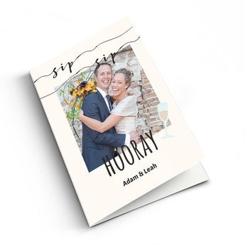 Wedding photo card - XL - Vertical