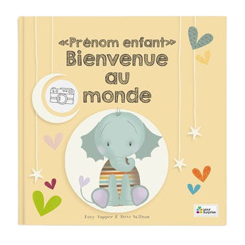 Livre bébé personnalisé - Bienvenue au monde