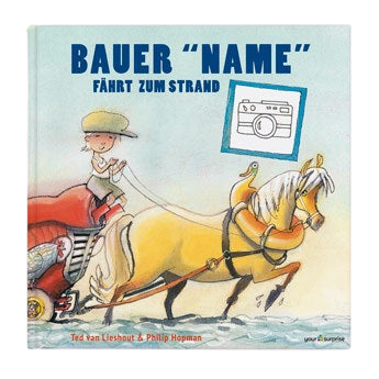Personalisiertes Kinderbuch - Der Bauer geht ans Meer - Hardcover