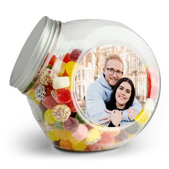 Süßigkeitenglas personalisieren mit Foto