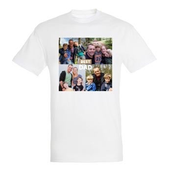 Personalised t-shirt - Father's Day - White - S