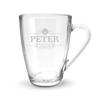 Glass mug - 6 pcs