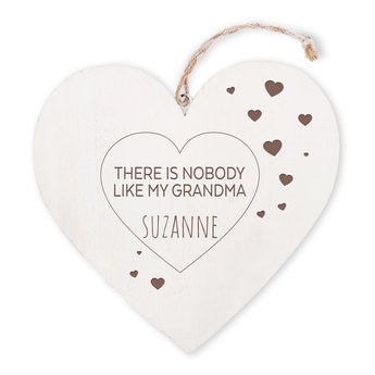 Grandma's wooden heart