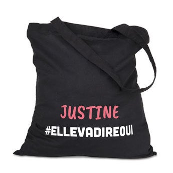 Tote bag - Noir - Lot de 3