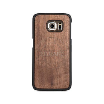 Caixa de telefone de madeira - Samsung Galaxy s6 edge