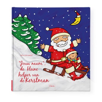 Boek met naam en foto - De kleine helper van de Kerstman - Softcover