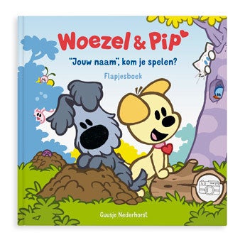 Flapjesboek Woezel & Pip Verstoppertje personaliseren