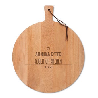 Brotschneidebrett - Buche - Rund (M)