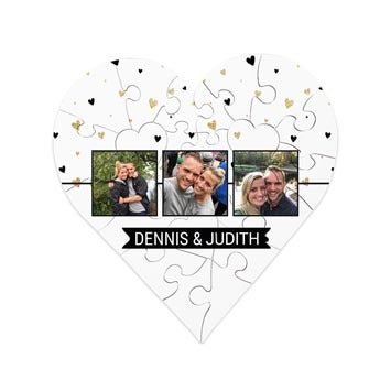 Puzzel - Hart - 23 stukjes